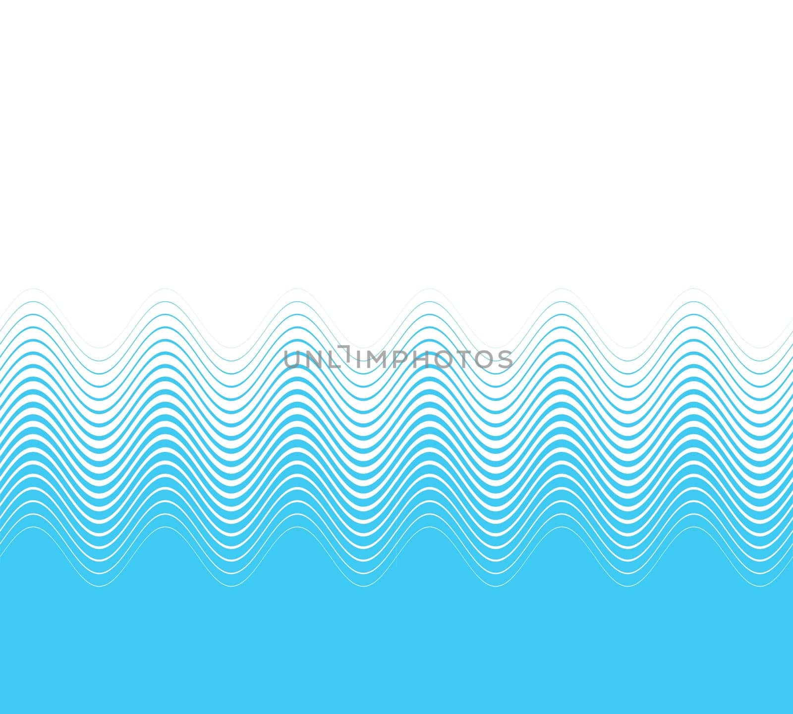 Light blue and white gradient banner with curves