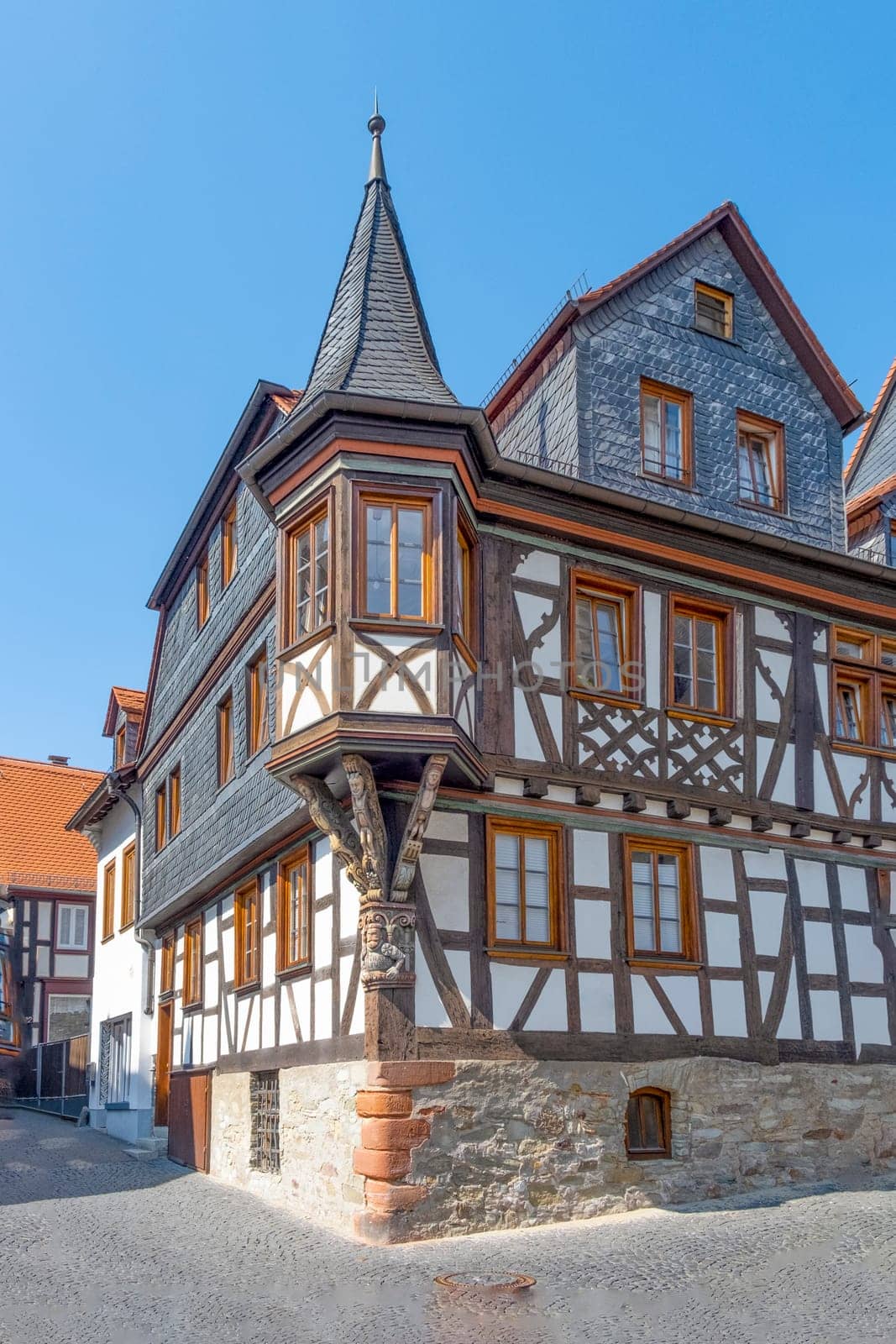 half timbered house in Kronberg, Germany