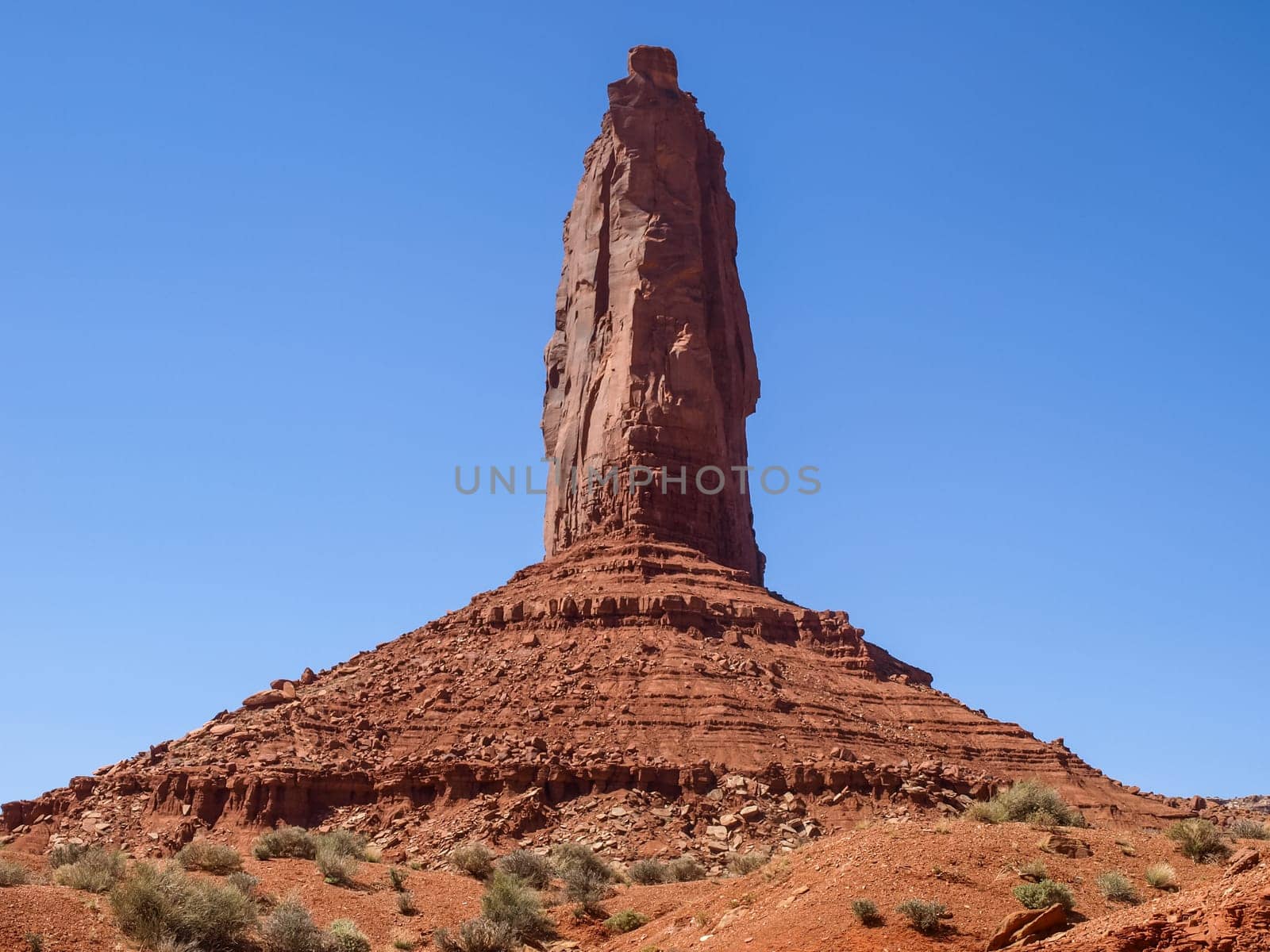 Landscape of the ancient rocks. Monument Valley, Arizona