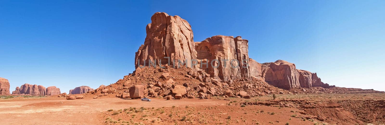 Landscape of the ancient rocks. Monument Valley, Arizona