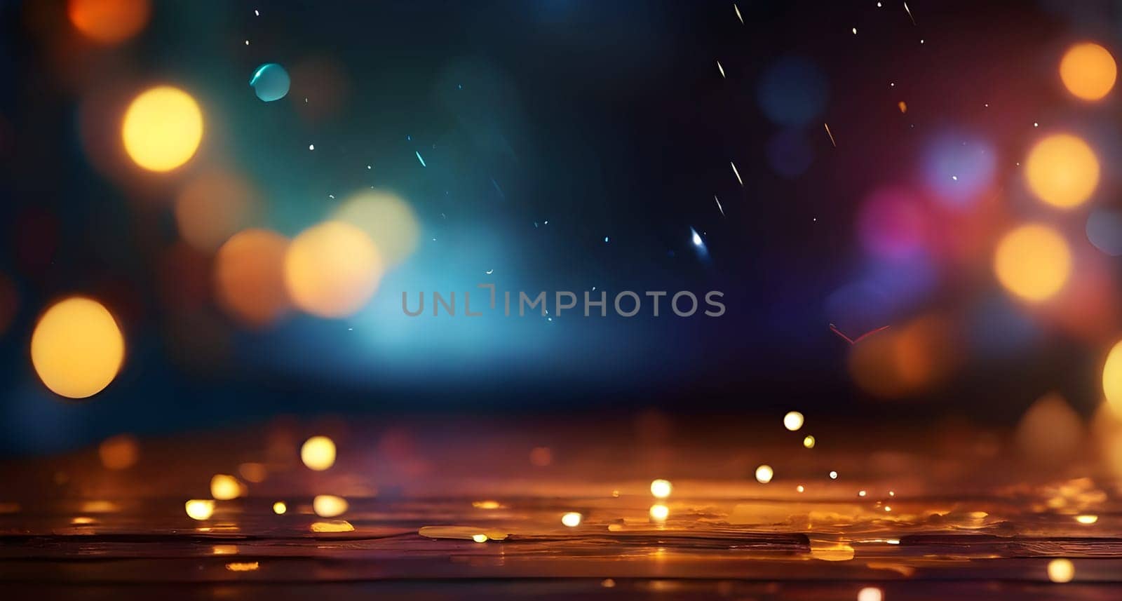 Abstract glowing bokeh background design