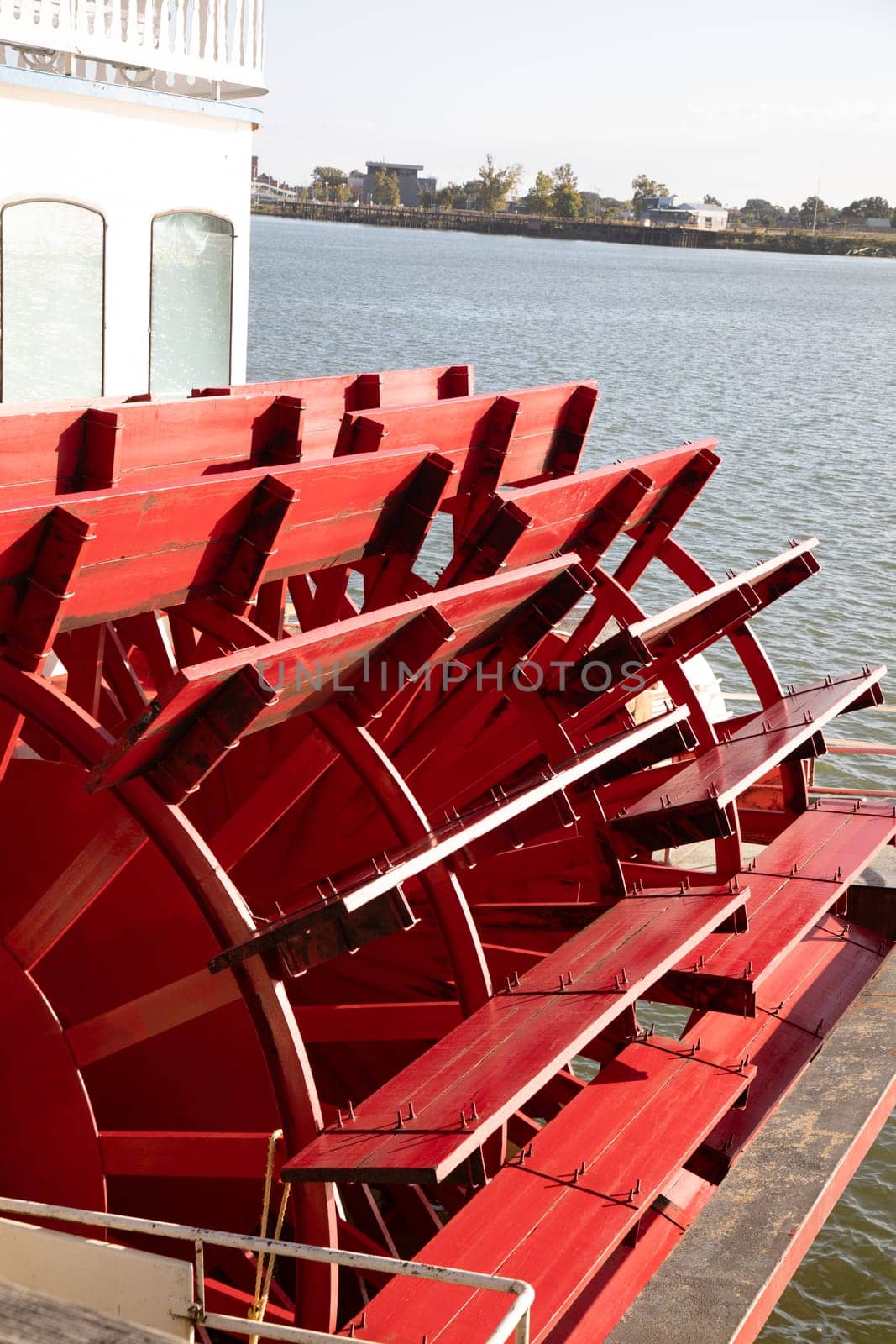 detail of chimney of Mississippi Steamboat in detail
