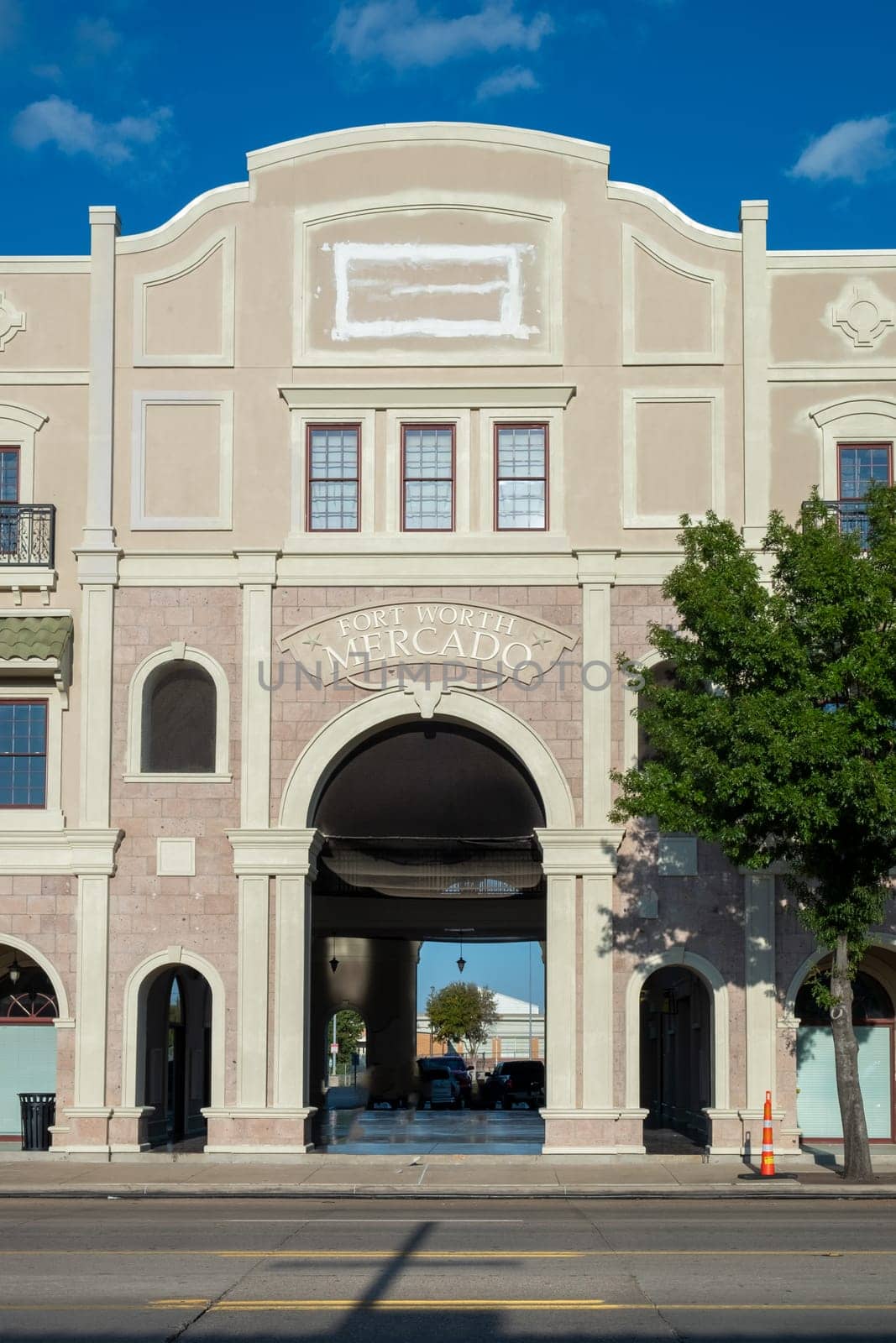 entrance to fort Worth public market at Stockyards area, Fort Worth, Texas, USA