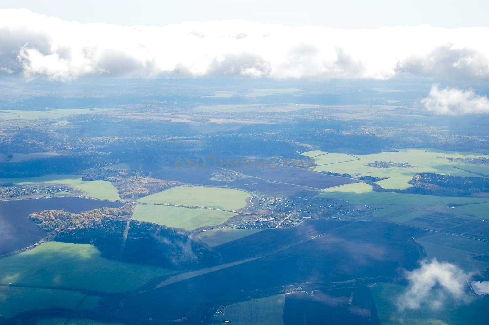 Vologda City bird's-eye view. Aerophotographing Vologda. Houses and buildings of the city.