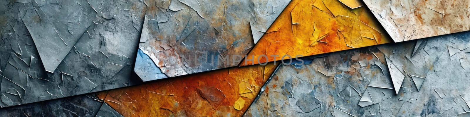 Abstract old wall grunge texture background. Generative AI banner design