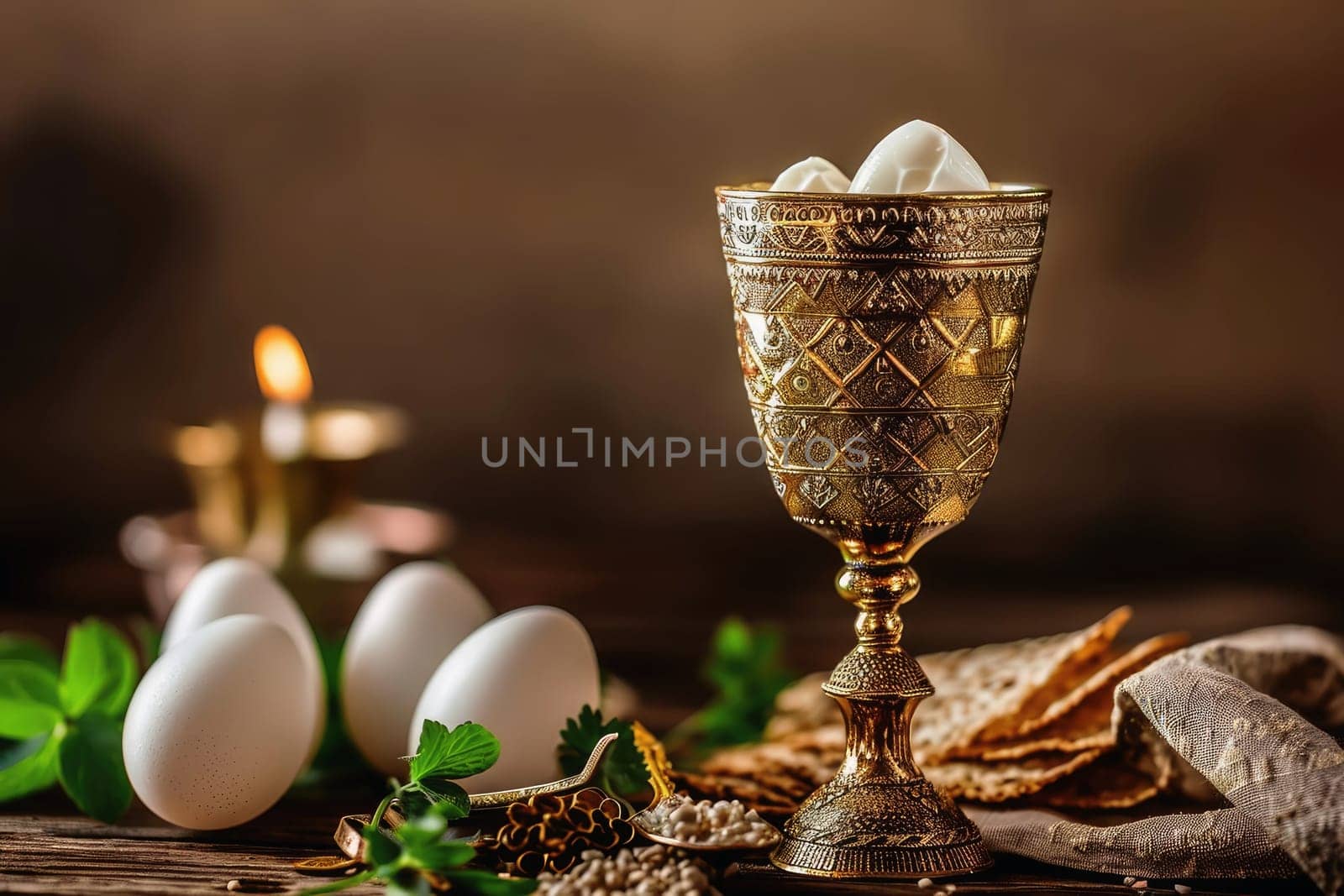 Jewish holiday happy passover celebration background