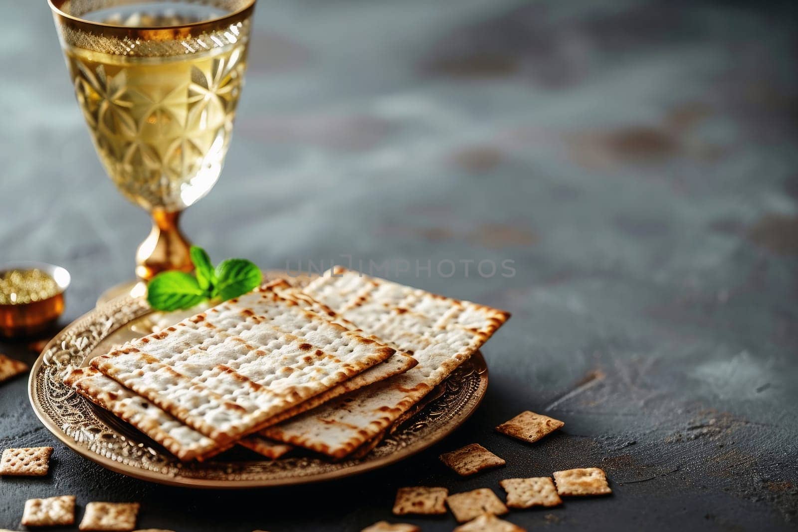 Jewish holiday happy passover celebration background