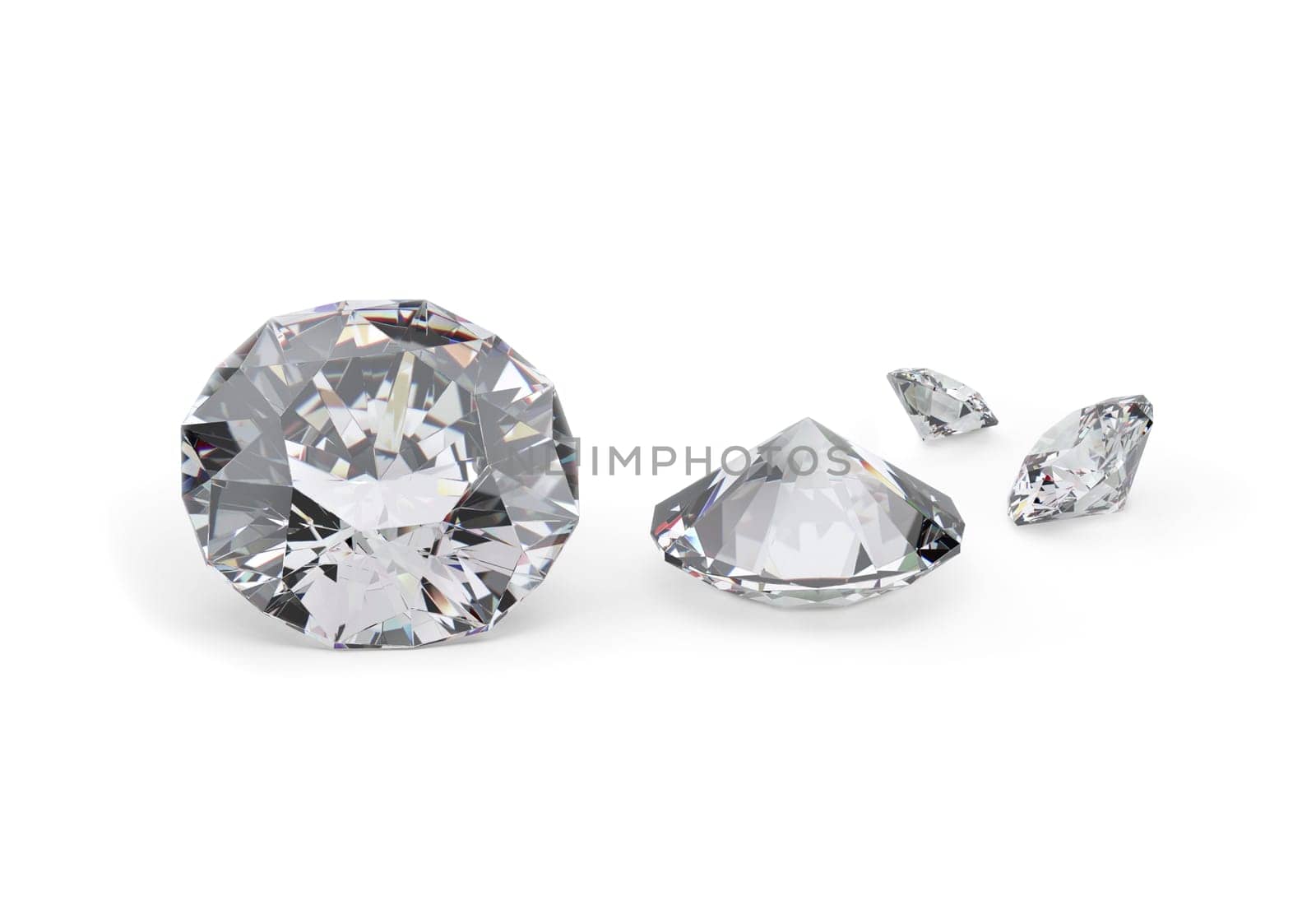 diamond on white background with high quality