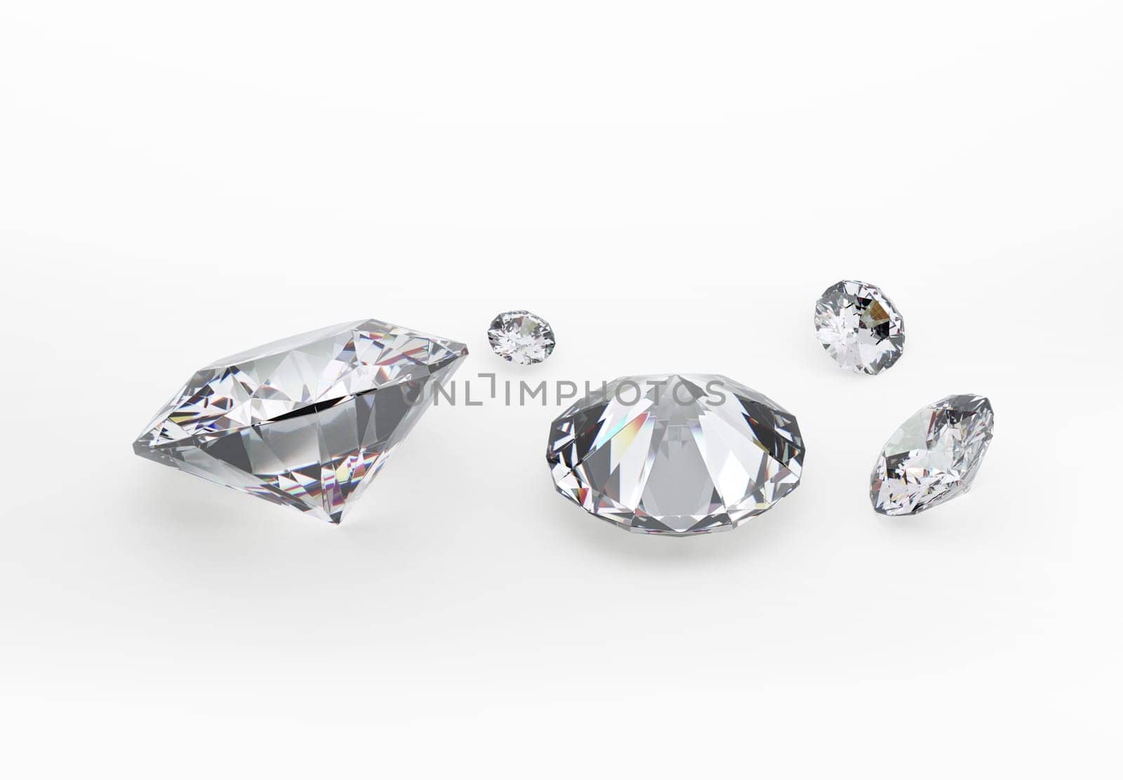 diamond on white background with high quality