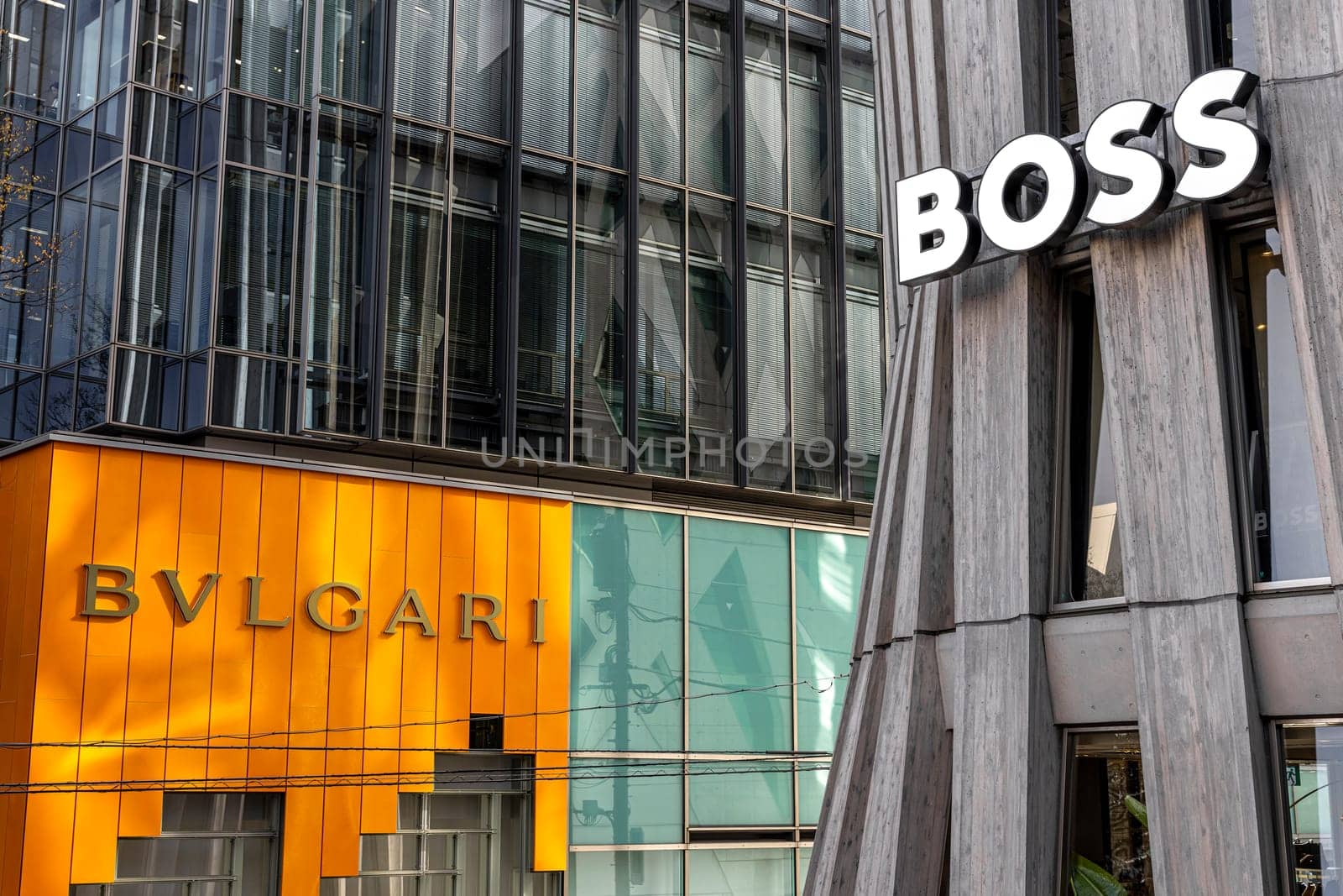 TOKYO/JAPAN - November 21, 2023:exterior of famous brand shops in Omotesando