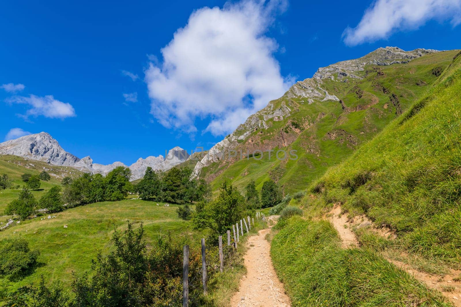 Massif of Las Ubinas between Asturias and Leon. In the Natural Parks of Las Ubinas-La Mesa in Asturias and the Natural Park of Babia y Luna in Leon, Spain