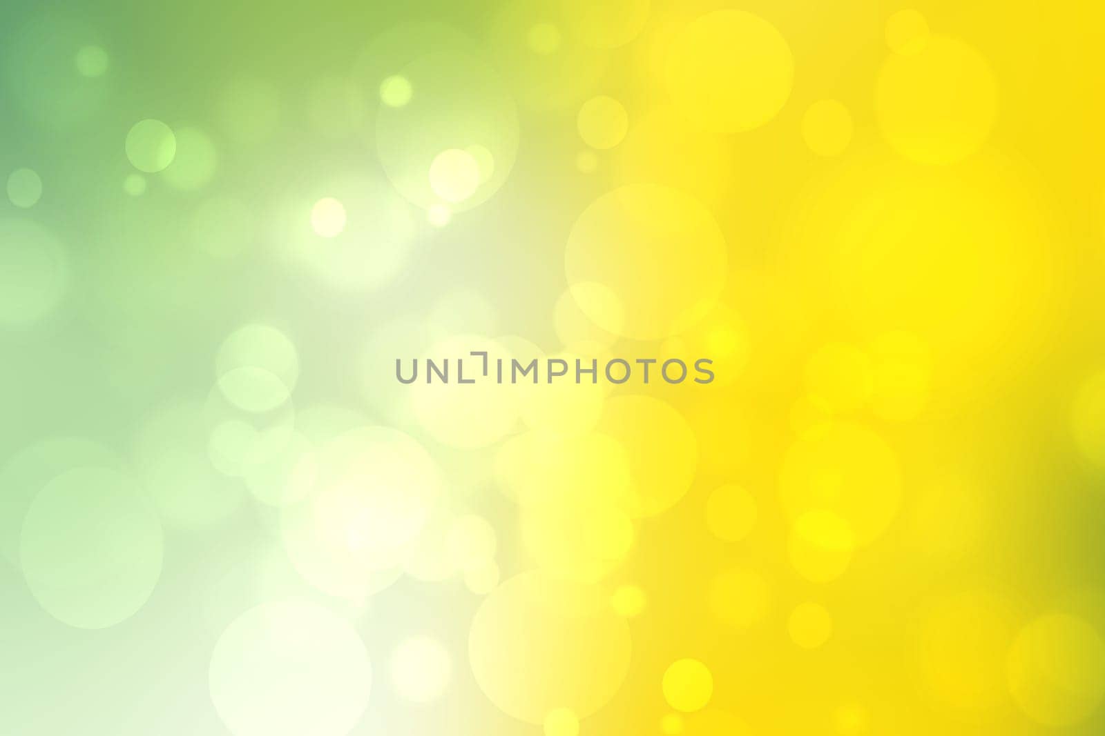 Abstract fresh delicate gradient green light and yellow pastel spring or summer bokeh background. Beautiful texture.
