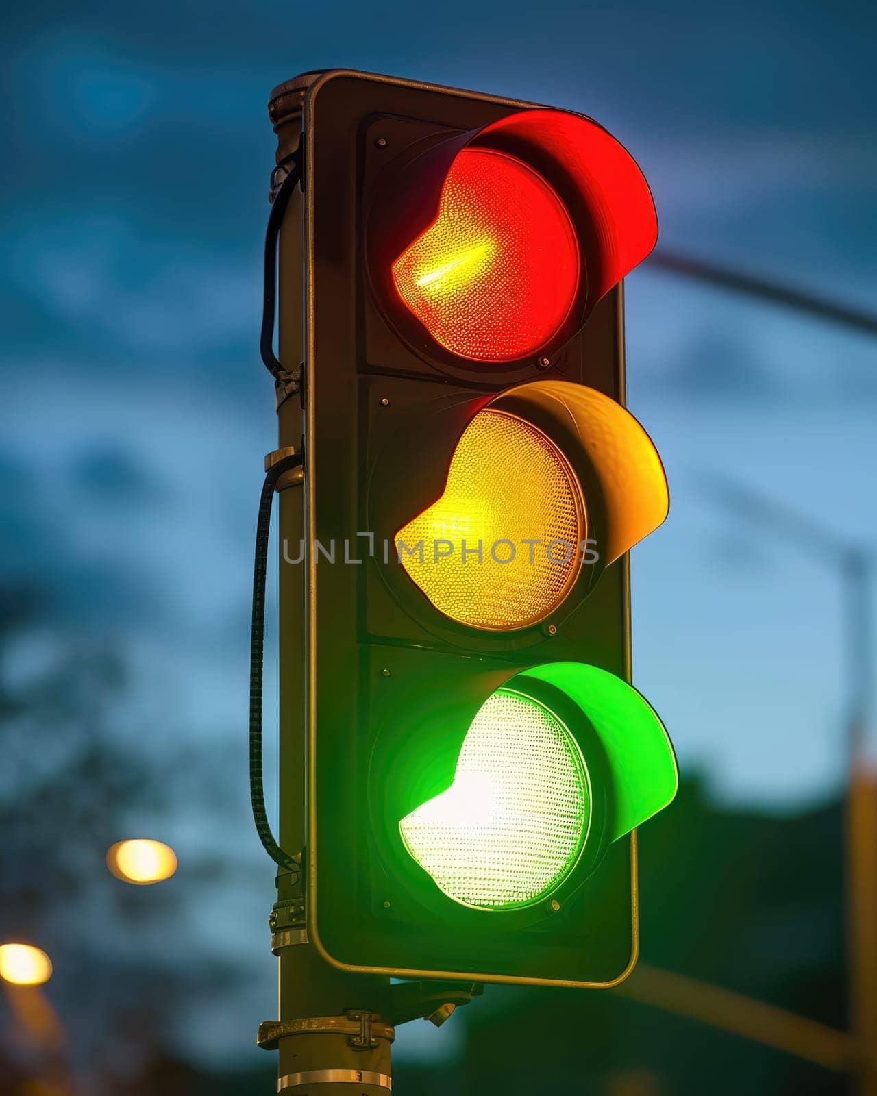 A symbol image of german traffic light government