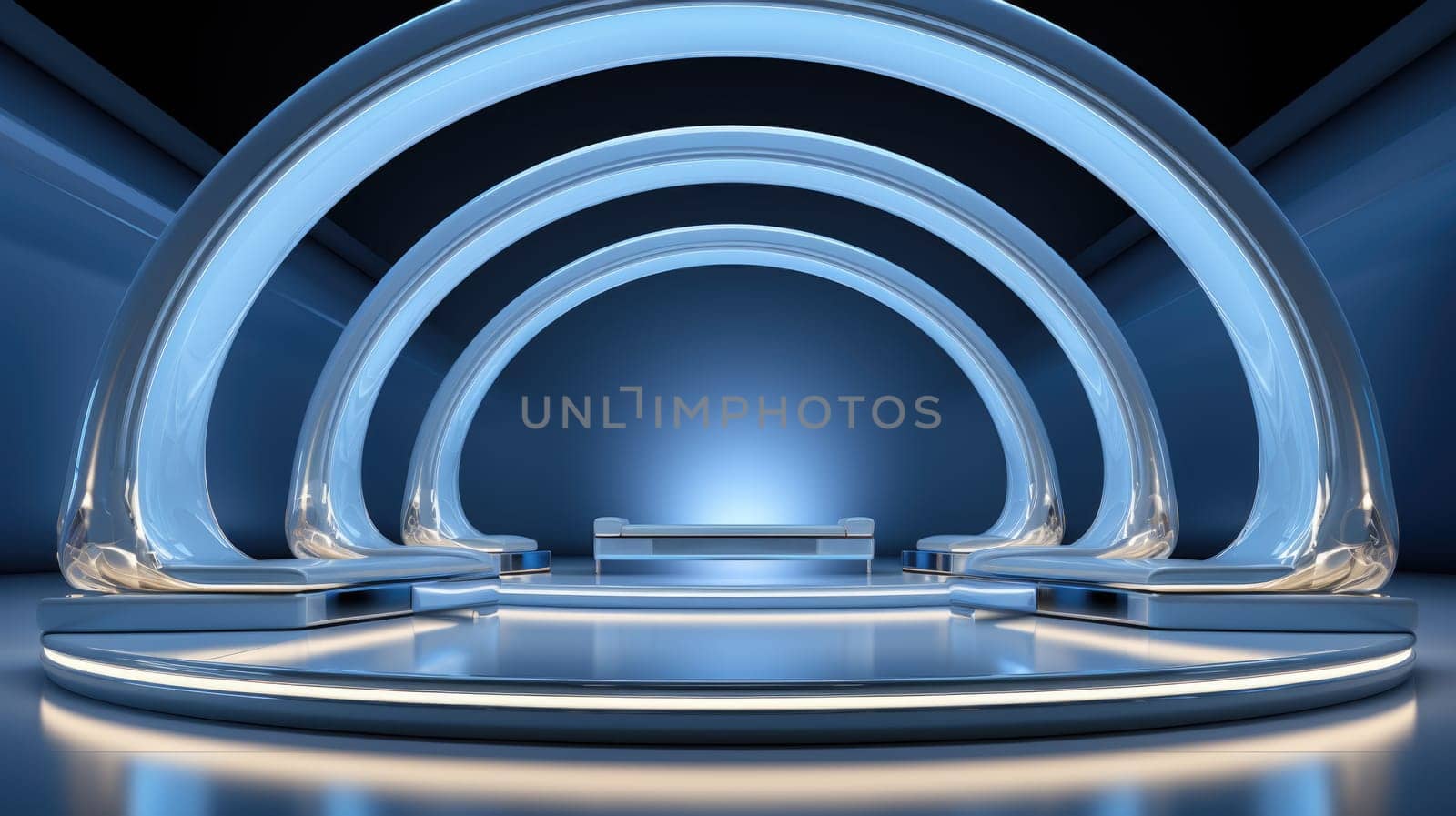 Abstract scene background. Product presentation, mock up, show cosmetic product, Podium, stage pedestal or platform. ai