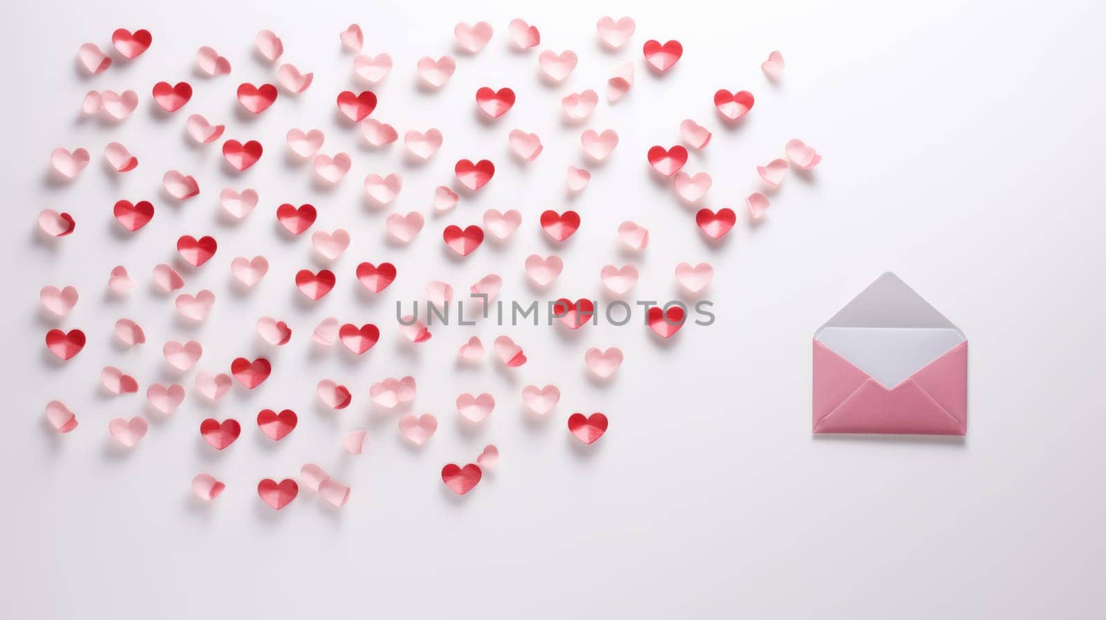 valentine's day concept art heart and love, ai