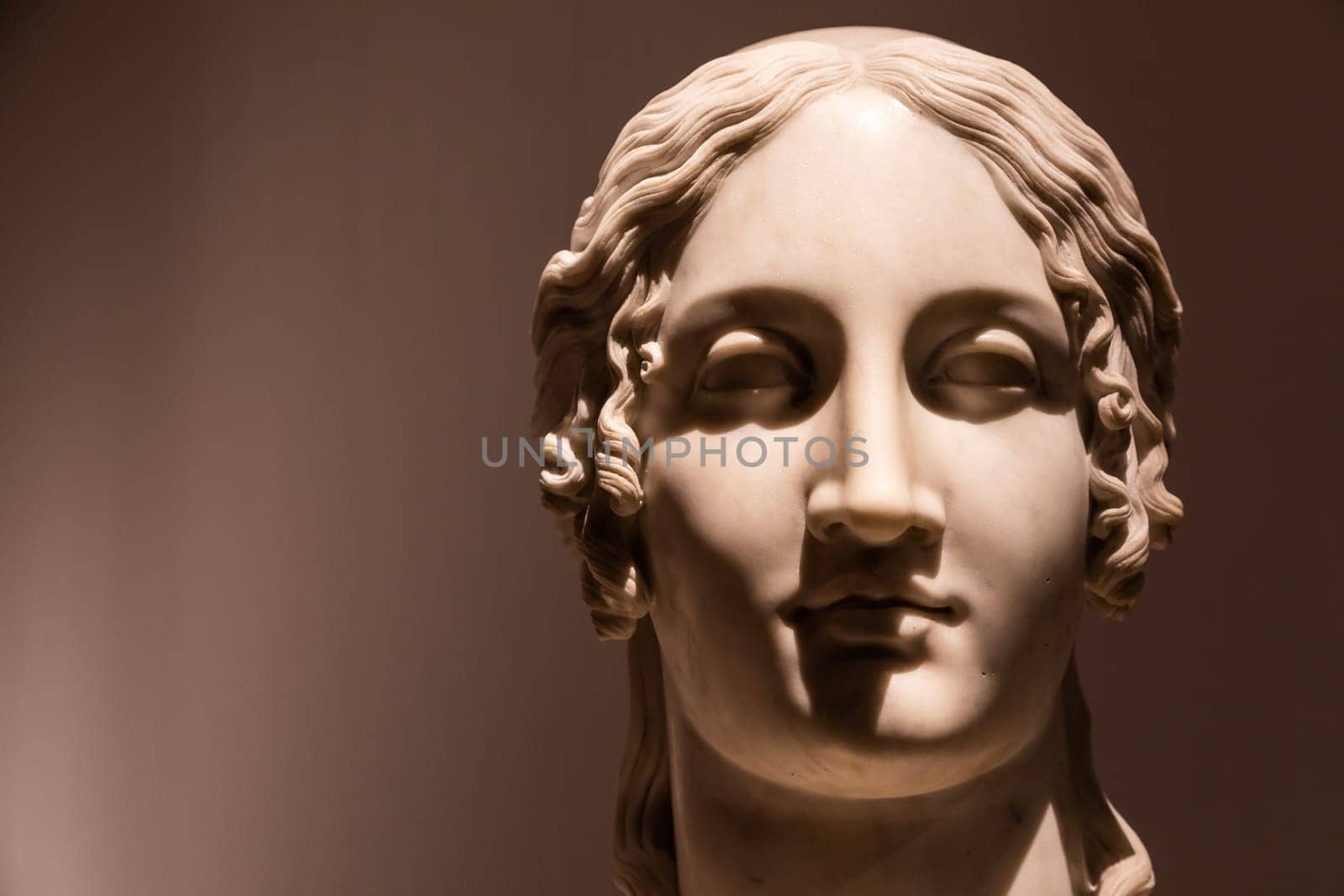 Bassano del Grappa, Italy - January 2023: antique sculpture by Antonio Canova - museum collection