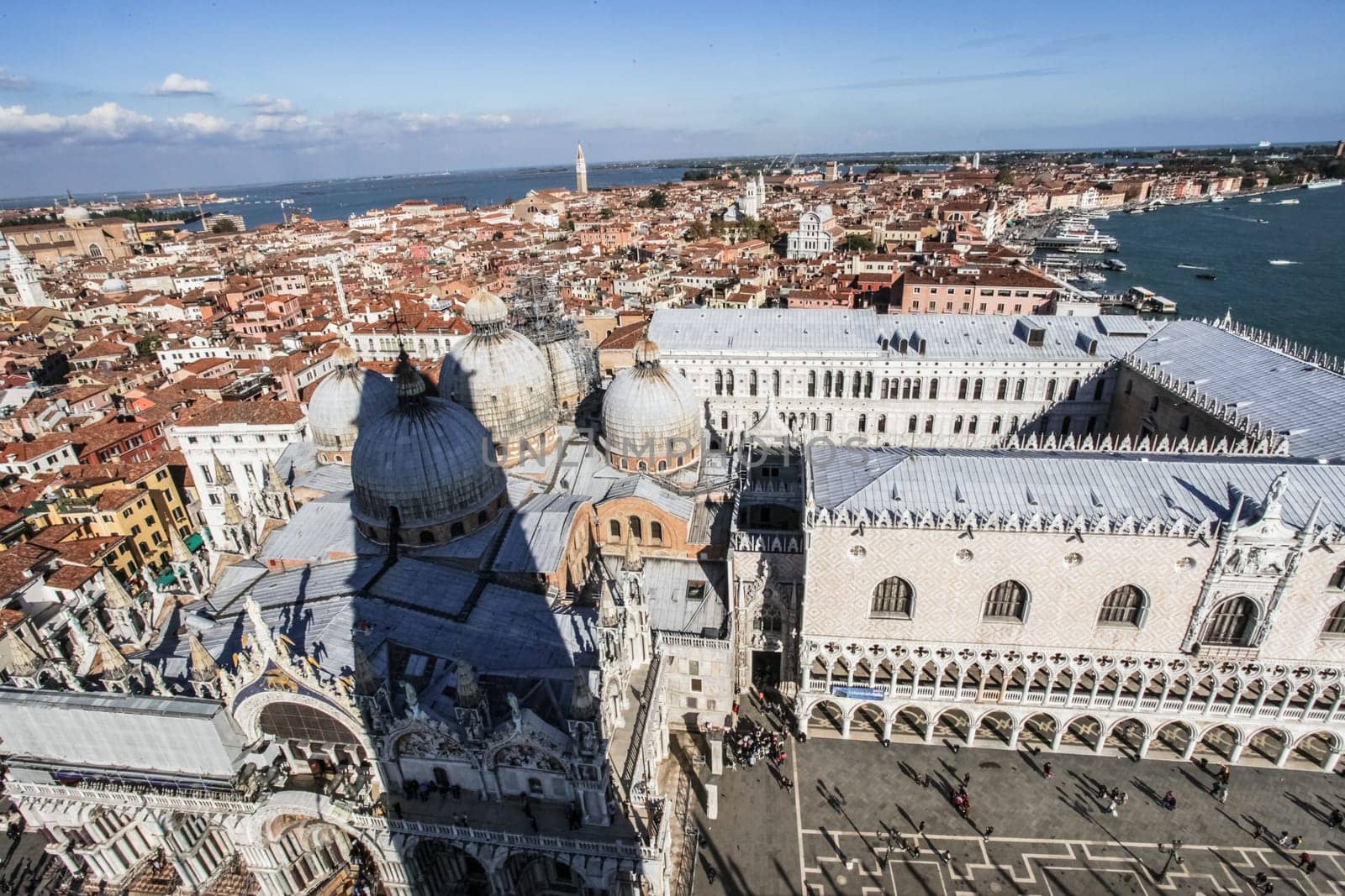 Venice, Italy - May 29, 2016: Venice in Italy, the architecture of the city, Venice is a popular tourist destination of Europe.
