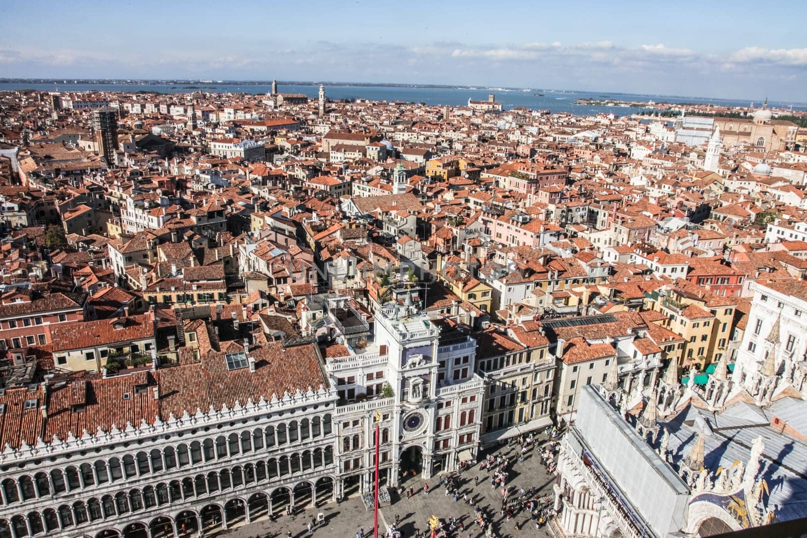 Venice, Italy - May 29, 2016: Venice in Italy, the architecture of the city, Venice is a popular tourist destination of Europe.