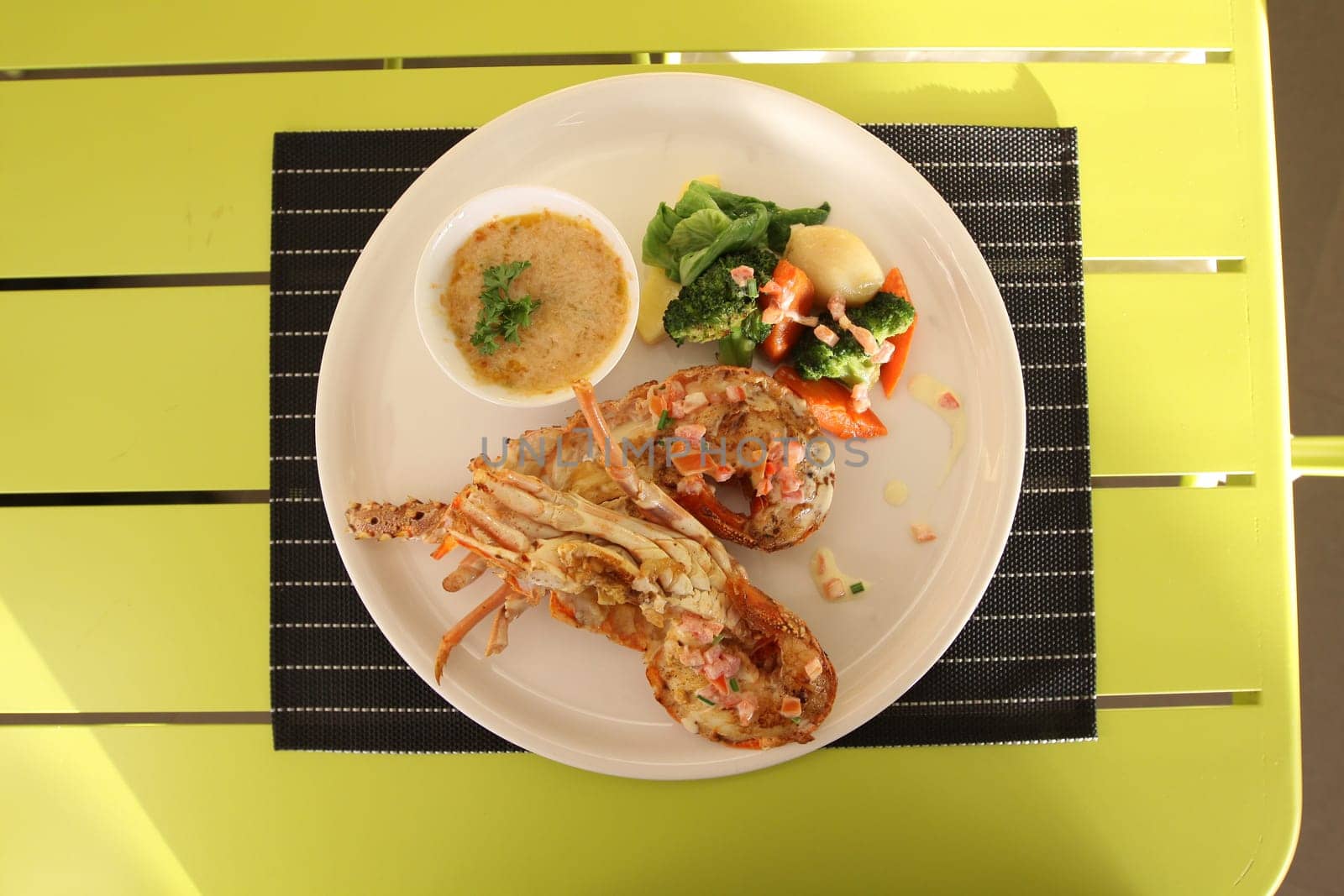 Restaurant menu. Dishes which give at restaurants. Salads, second courses, pizza and other.