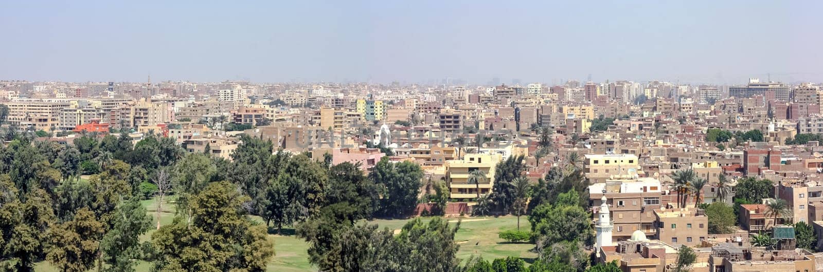 Cairo, Egypt - June 23, 2013: Cairo city in Egypt. City landscape Egyptian resort