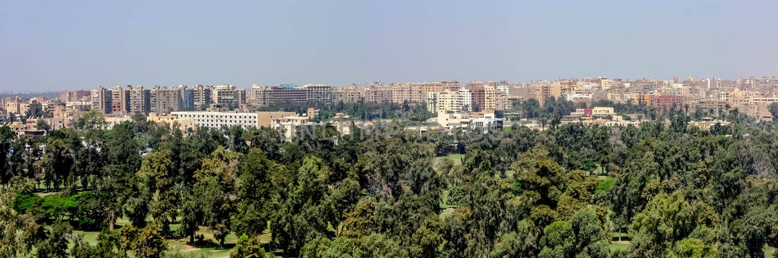 Cairo, Egypt - June 23, 2013: Cairo city in Egypt. City landscape Egyptian resort