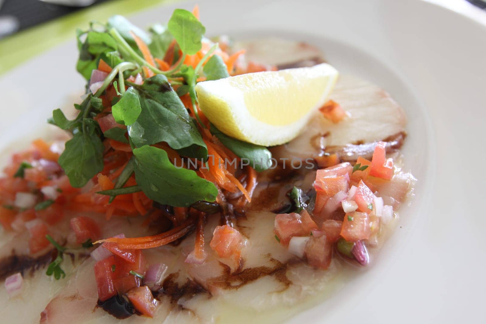Restaurant menu. Dishes which give at restaurants. Salads, second courses, pizza and other.