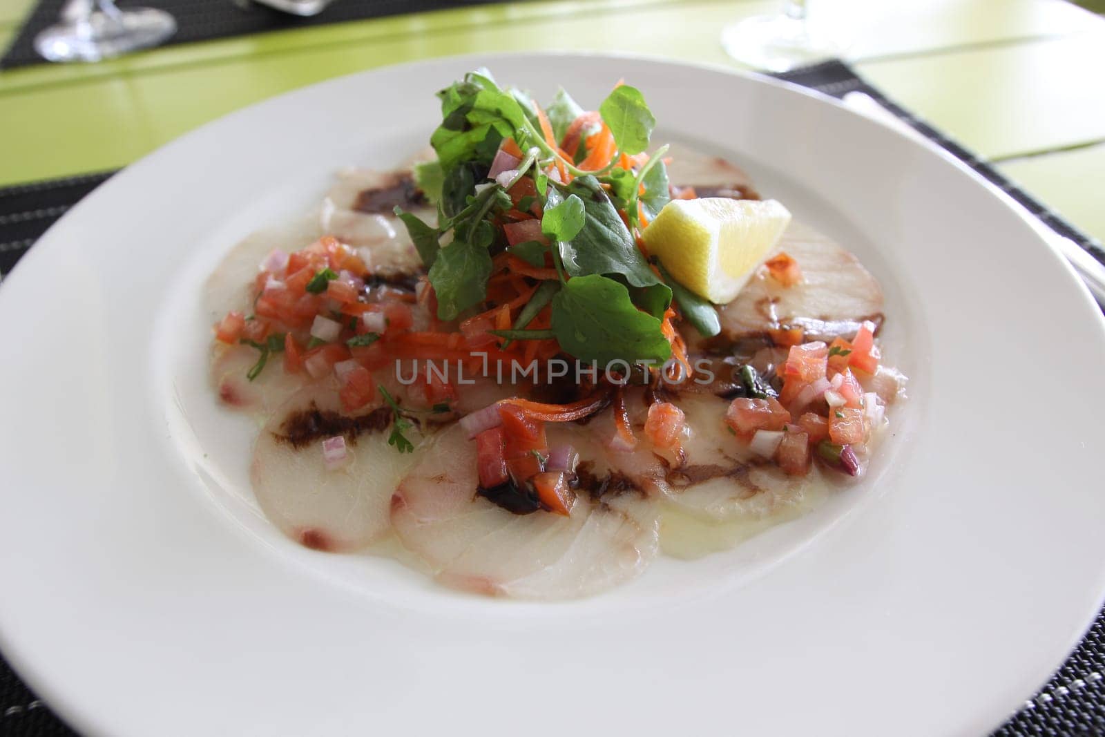 Restaurant menu. Dishes which give at restaurants. Salads, second courses, pizza and other.