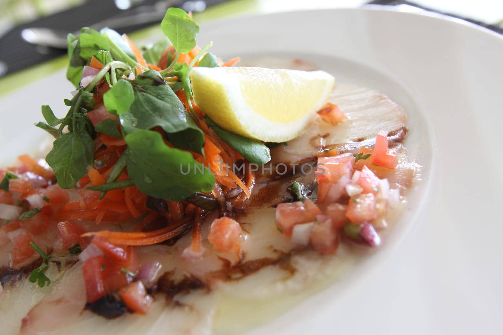 Restaurant menu. Dishes which give at restaurants. Salads, second courses, pizza and other.