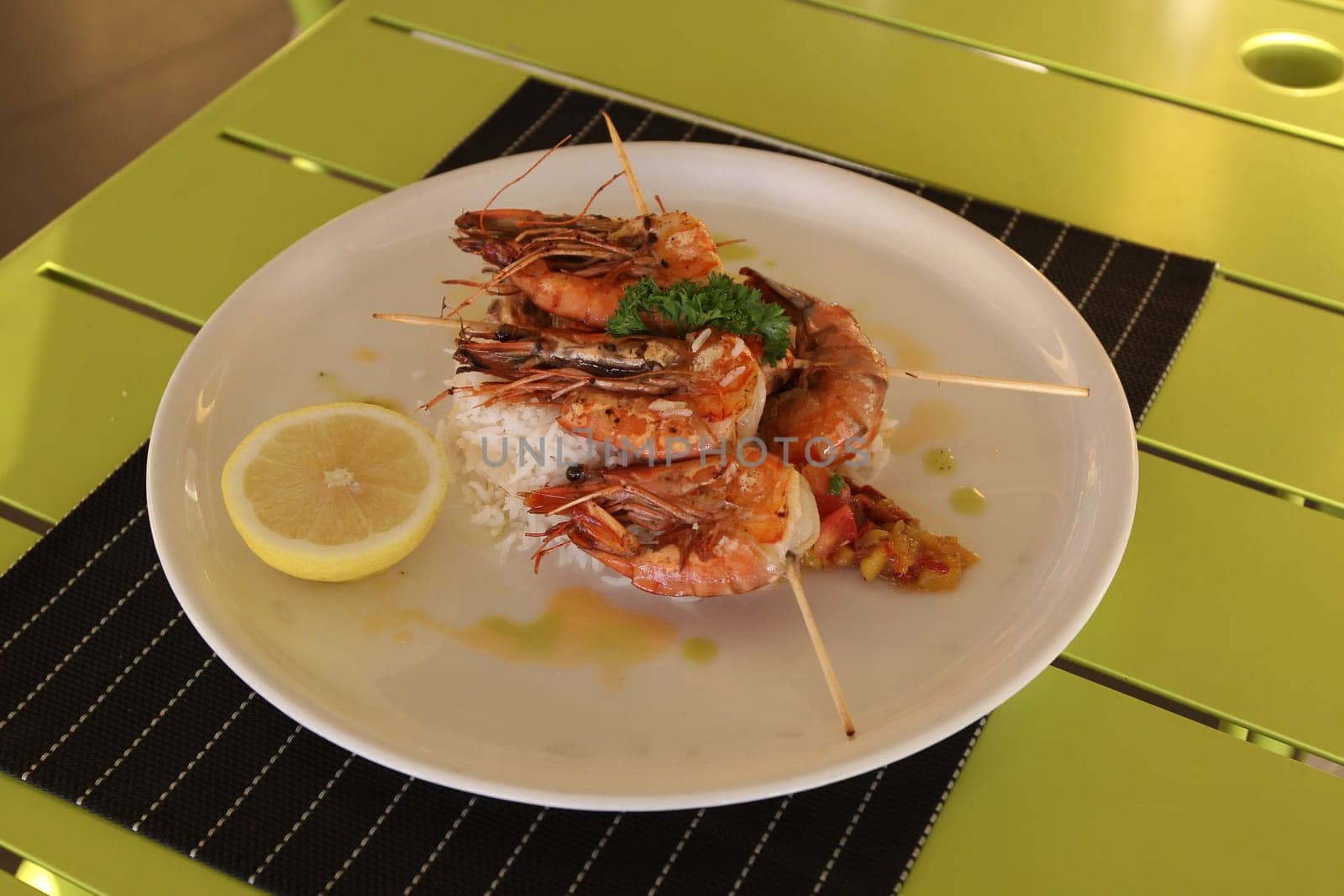Restaurant menu. Dishes which give at restaurants. Salads, second courses, pizza and other.