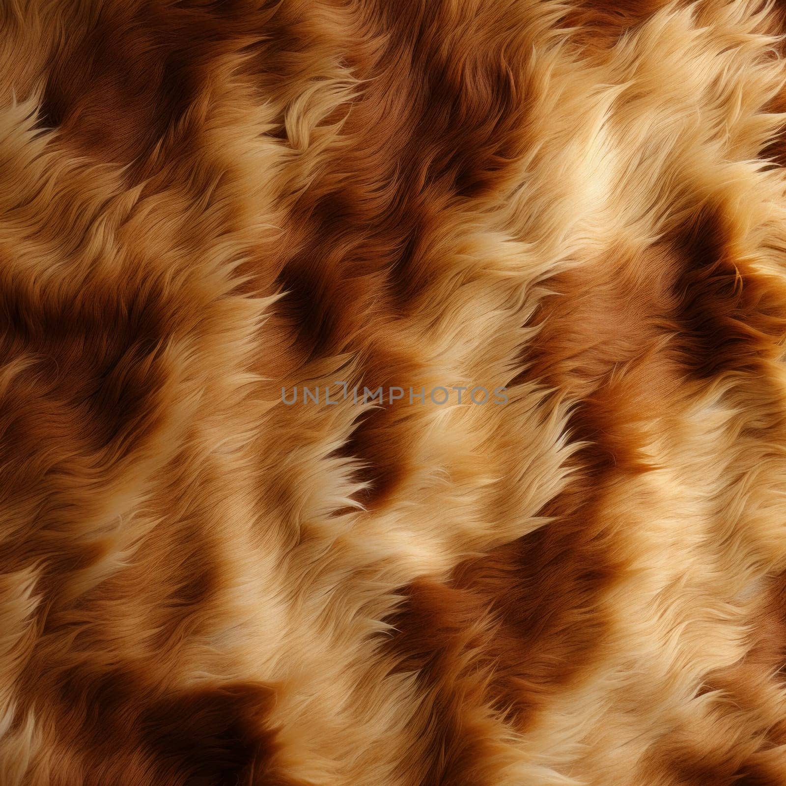 Bold Cow fur banner. Nature leather. Generate Ai