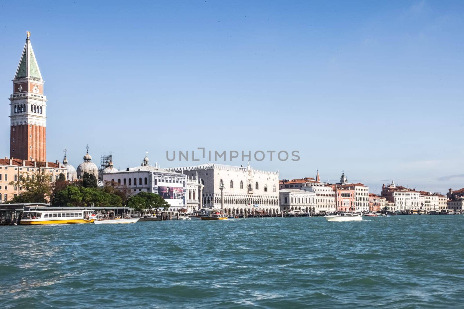 Venice, Italy - May 29, 2016: Venice in Italy, the architecture of the city, Venice is a popular tourist destination of Europe.