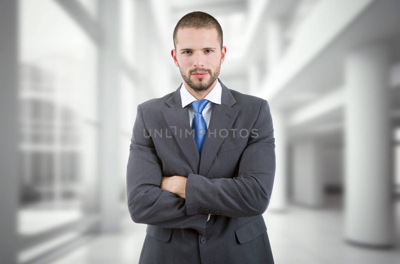 young business man portrait at the office