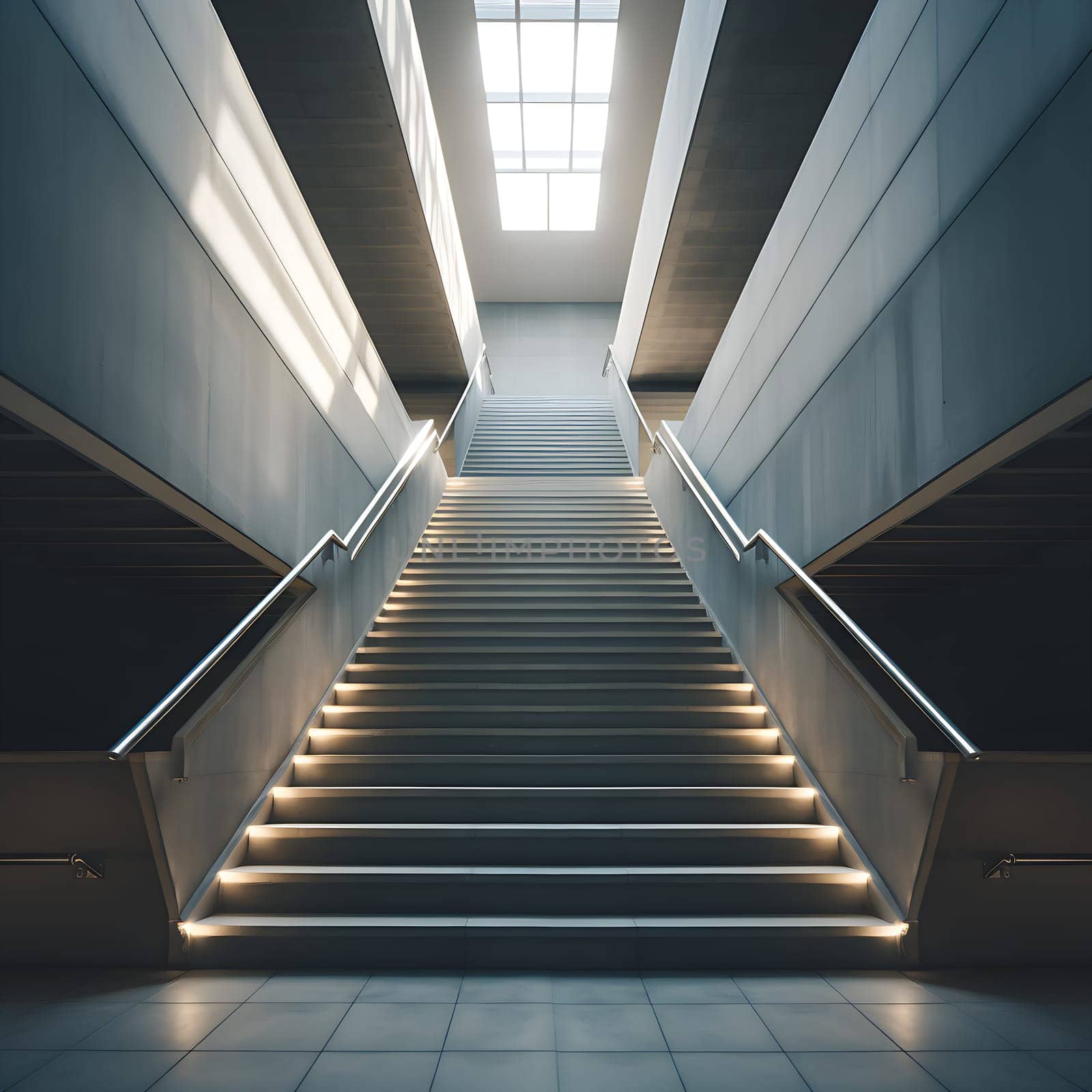 A staircase that leads to the top generated by artificial intelligence