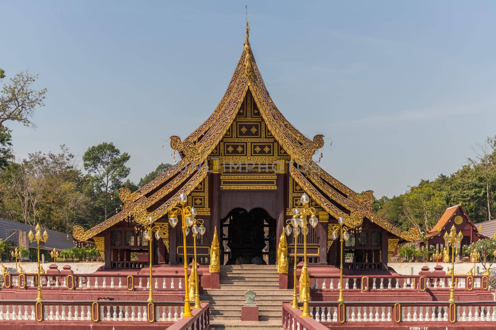 Wat Pa Lahan Sai Temple in the South of Buriram Province close to the border with Cambodia