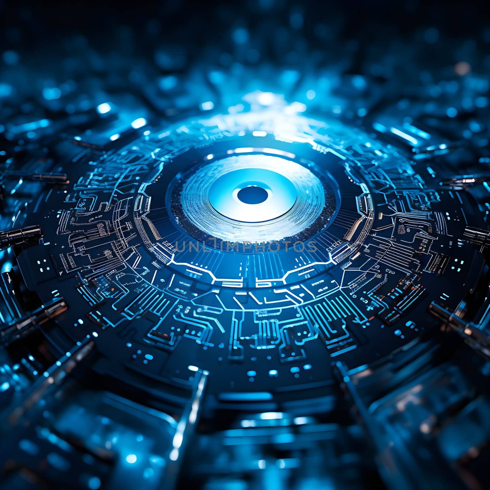A symbolic image for cyber security generated by artificial intelligence