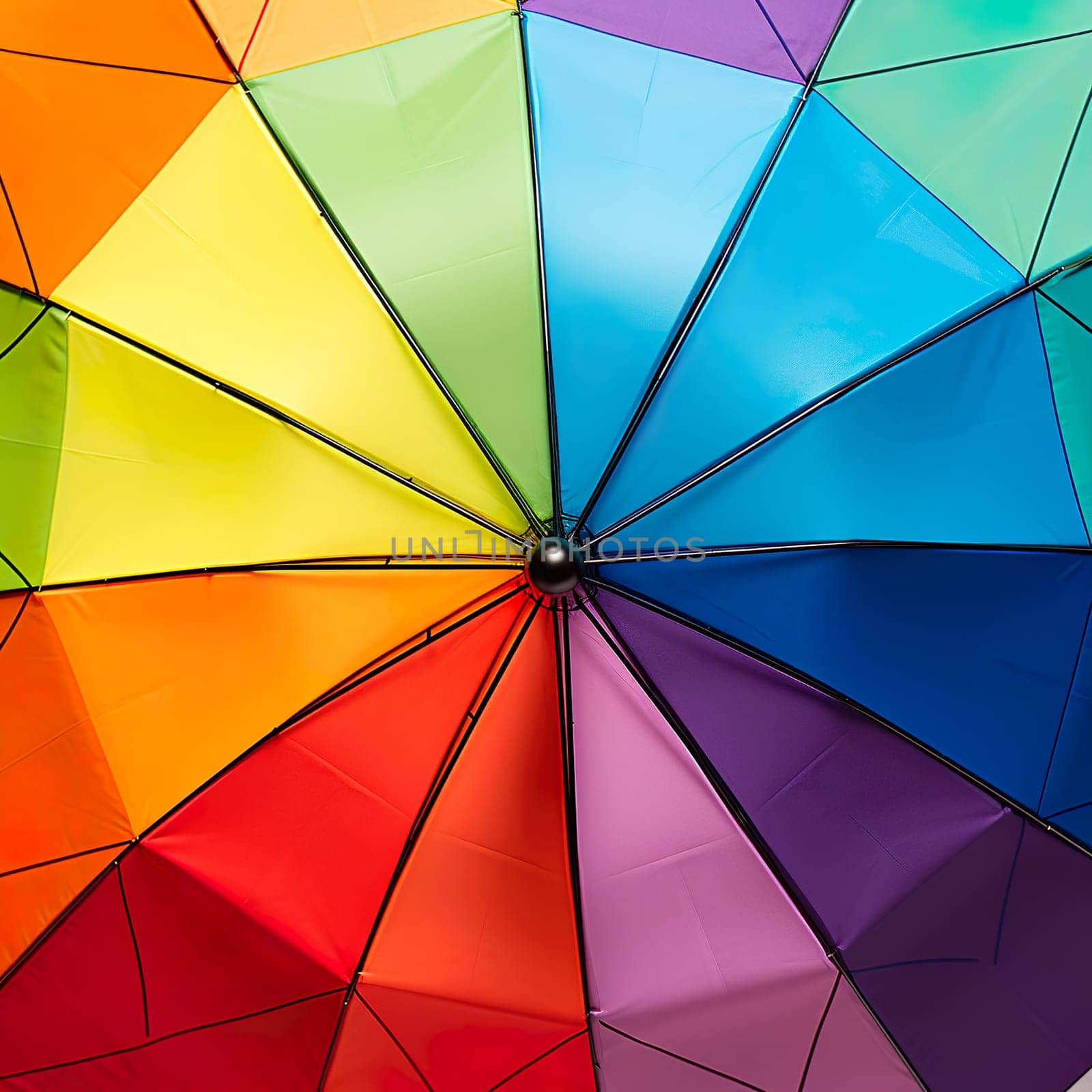 Background with an open umbrella generated by artificial intelligence