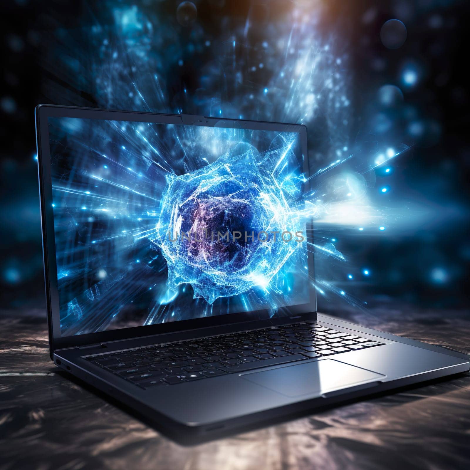 A symbolic image for cyber security generated by artificial intelligence