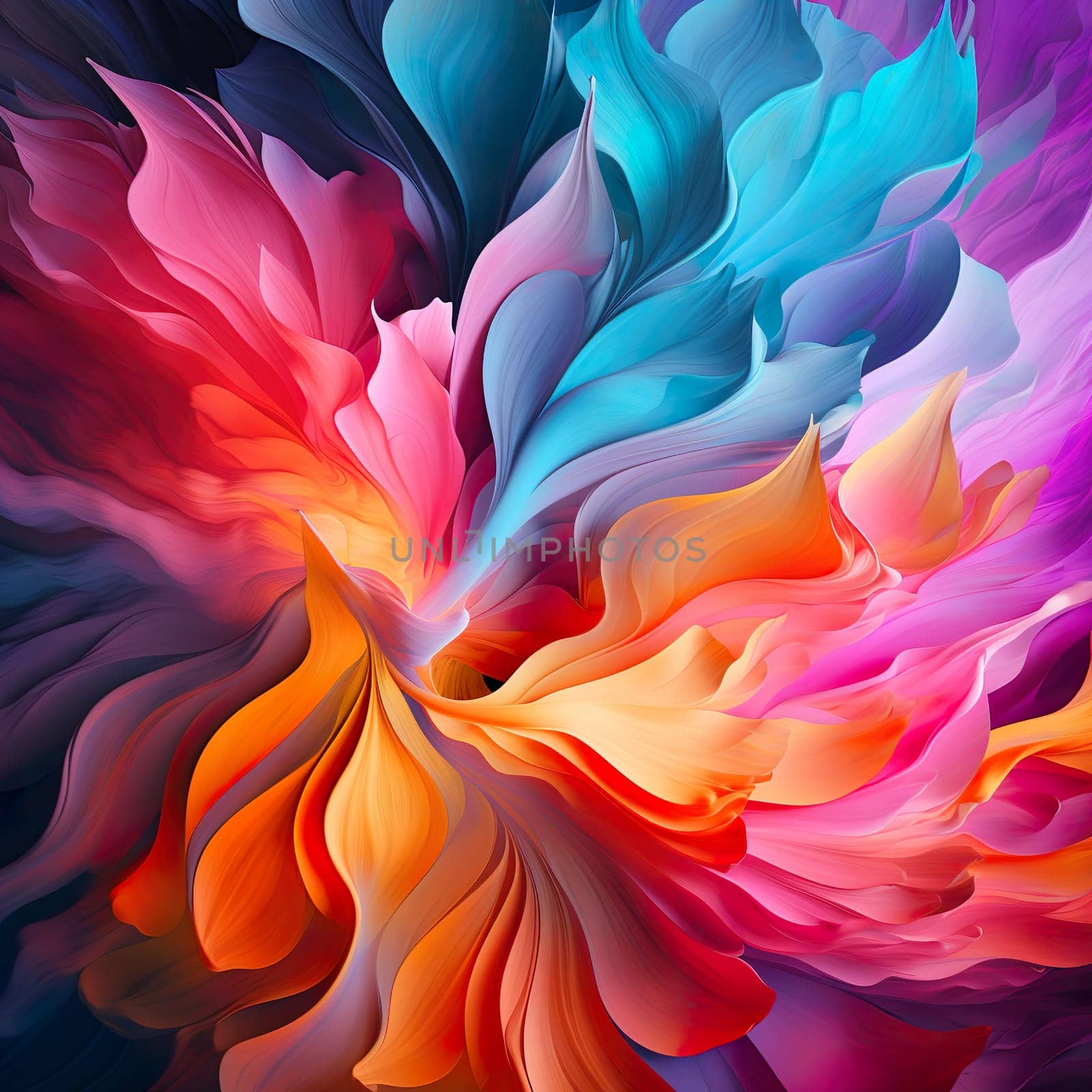 An abstract colorful background generated by artificial intelligence
