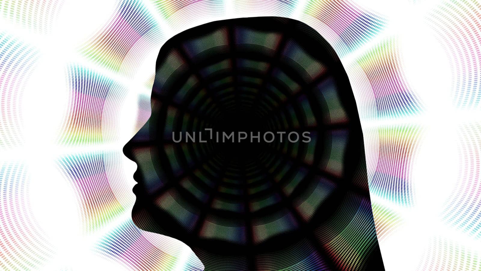 Surreal  Portrait of Woman silhouette,Surreal  Portrait of Woman silhouette