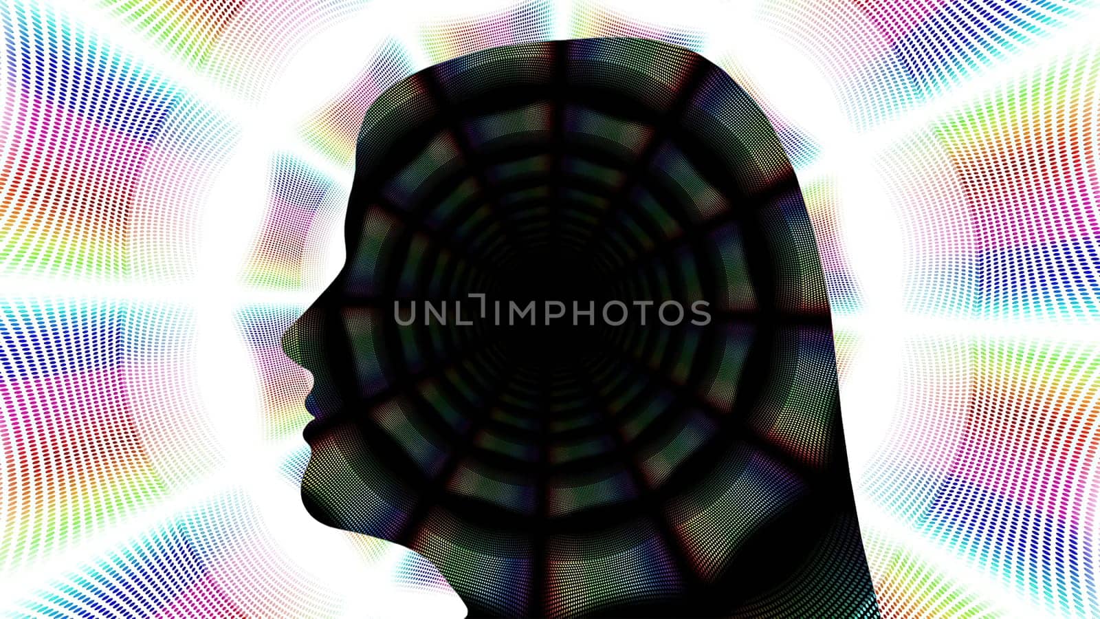 Surreal  Portrait of Woman silhouette,Surreal  Portrait of Woman silhouette