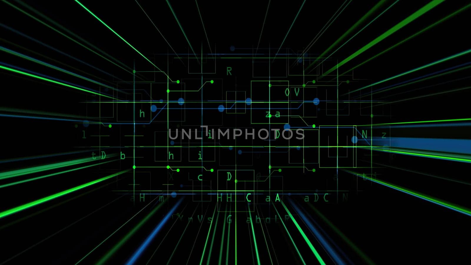 Code data with light rays concept,Code data with light rays concept