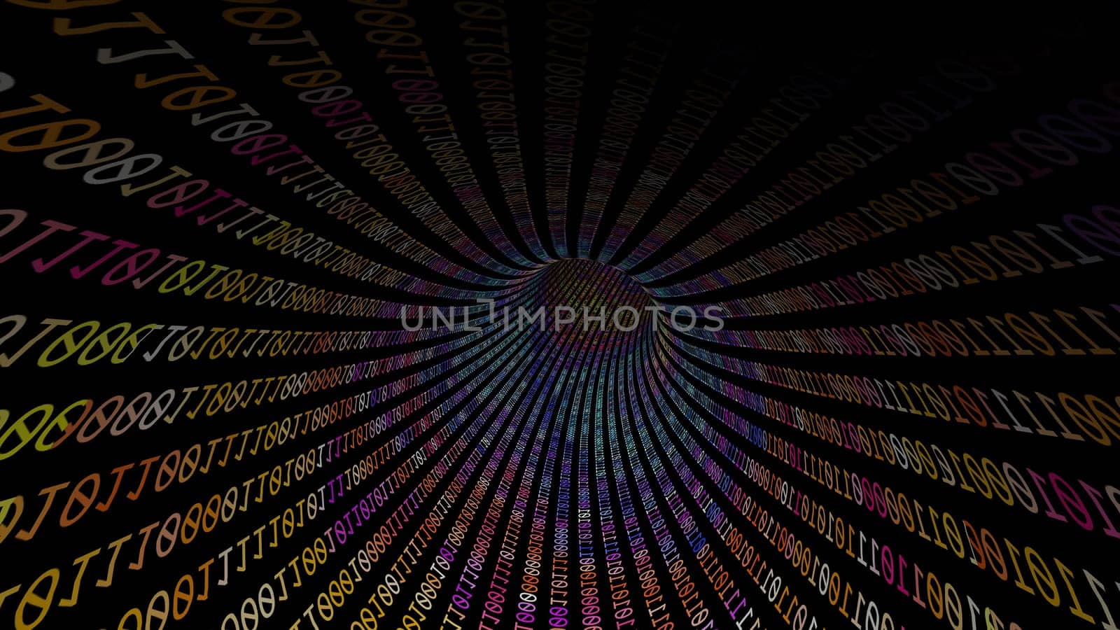 Driving Through Binary Data Tunnel ,Driving Through Binary Data Tunnel