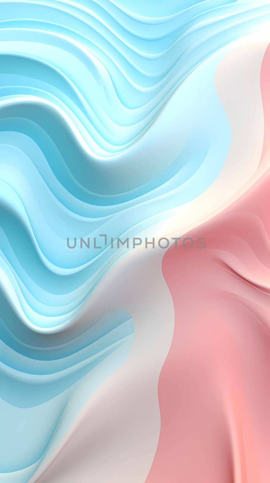 Soft pastel vertical background with ripple pattern bring to mind relaxation, calm and sweetness, perfect for presentations, social media, wallpaper, print and craft, greeting card and gift wrapping.