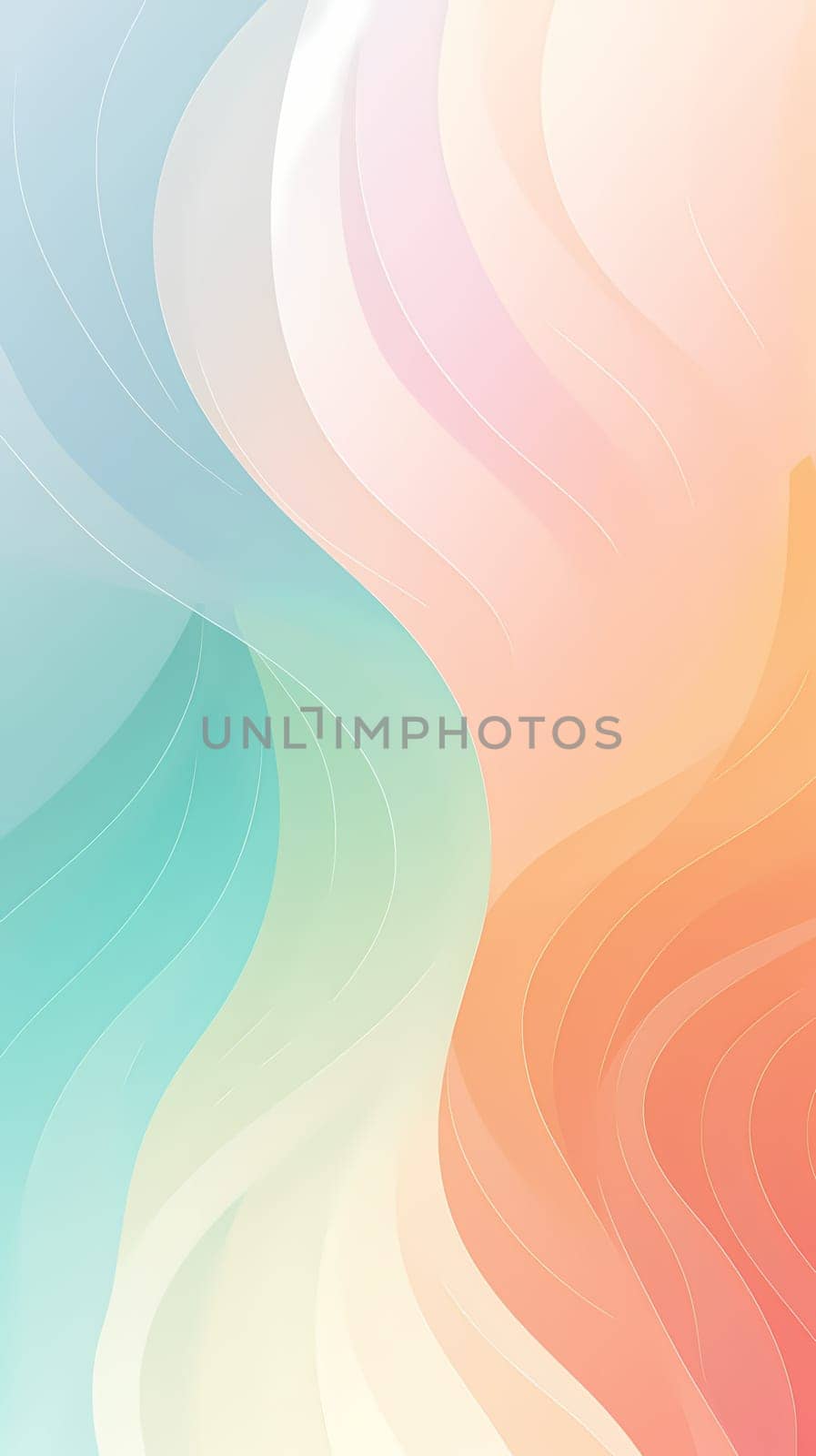 Soft pastel vertical background with ripple pattern bring to mind relaxation, calm and sweetness, perfect for presentations, social media, wallpaper, print and craft, greeting card and gift wrapping.