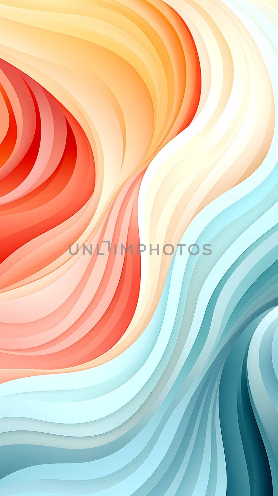 Soft pastel vertical background with ripple pattern bring to mind relaxation, calm and sweetness, perfect for presentations, social media, wallpaper, print and craft, greeting card and gift wrapping.