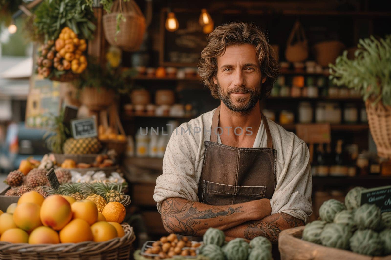 Organic food store, friendly owner, lifestyle shop, healthy vegan food, fruits and vegetables, small business