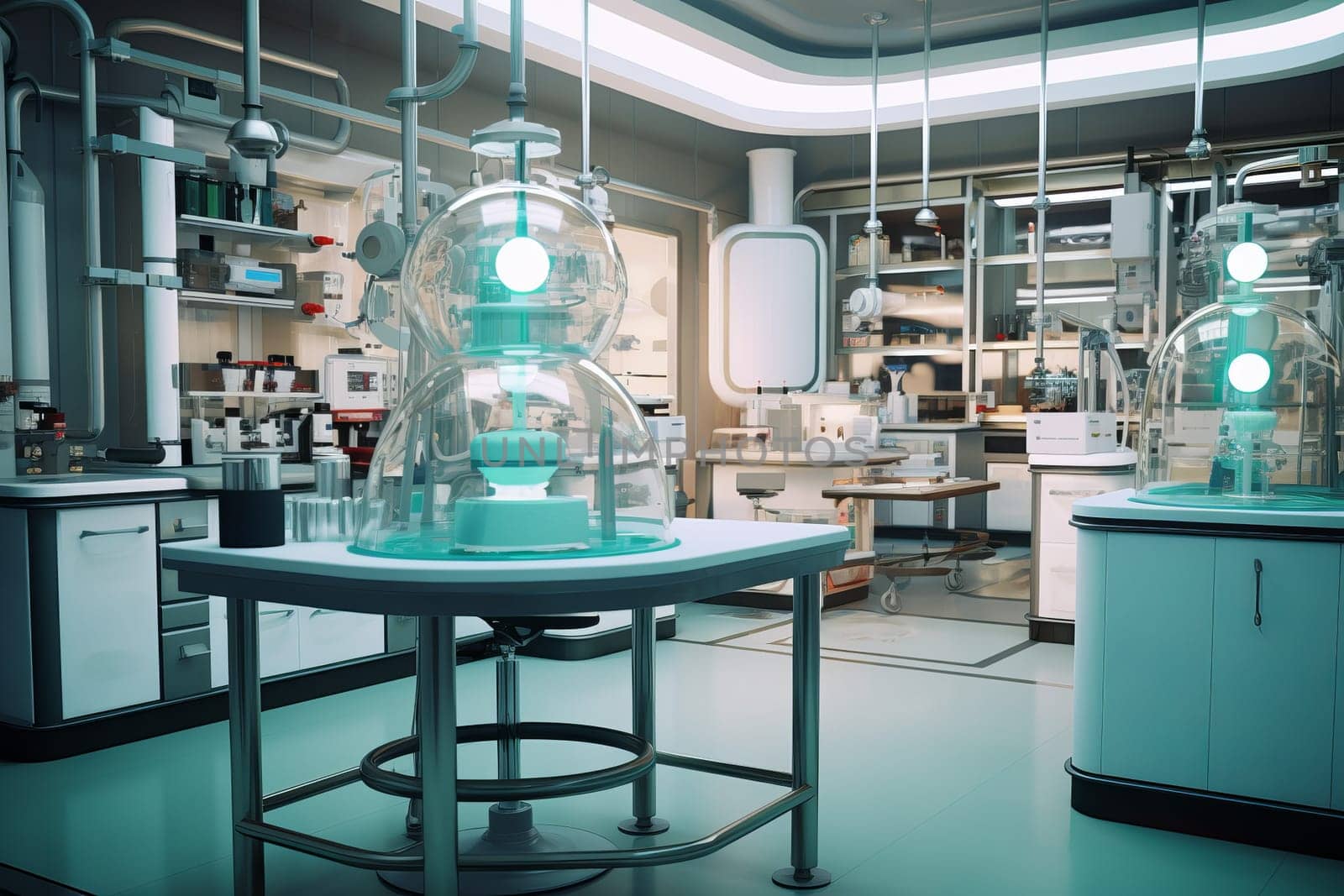 Innovative Medical modern lab. Science people. Generate Ai
