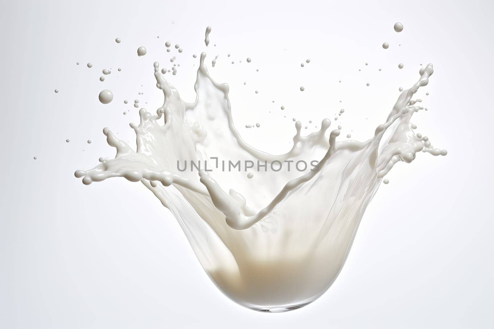 Captivating Milk splash background. Flow drop. Generate Ai