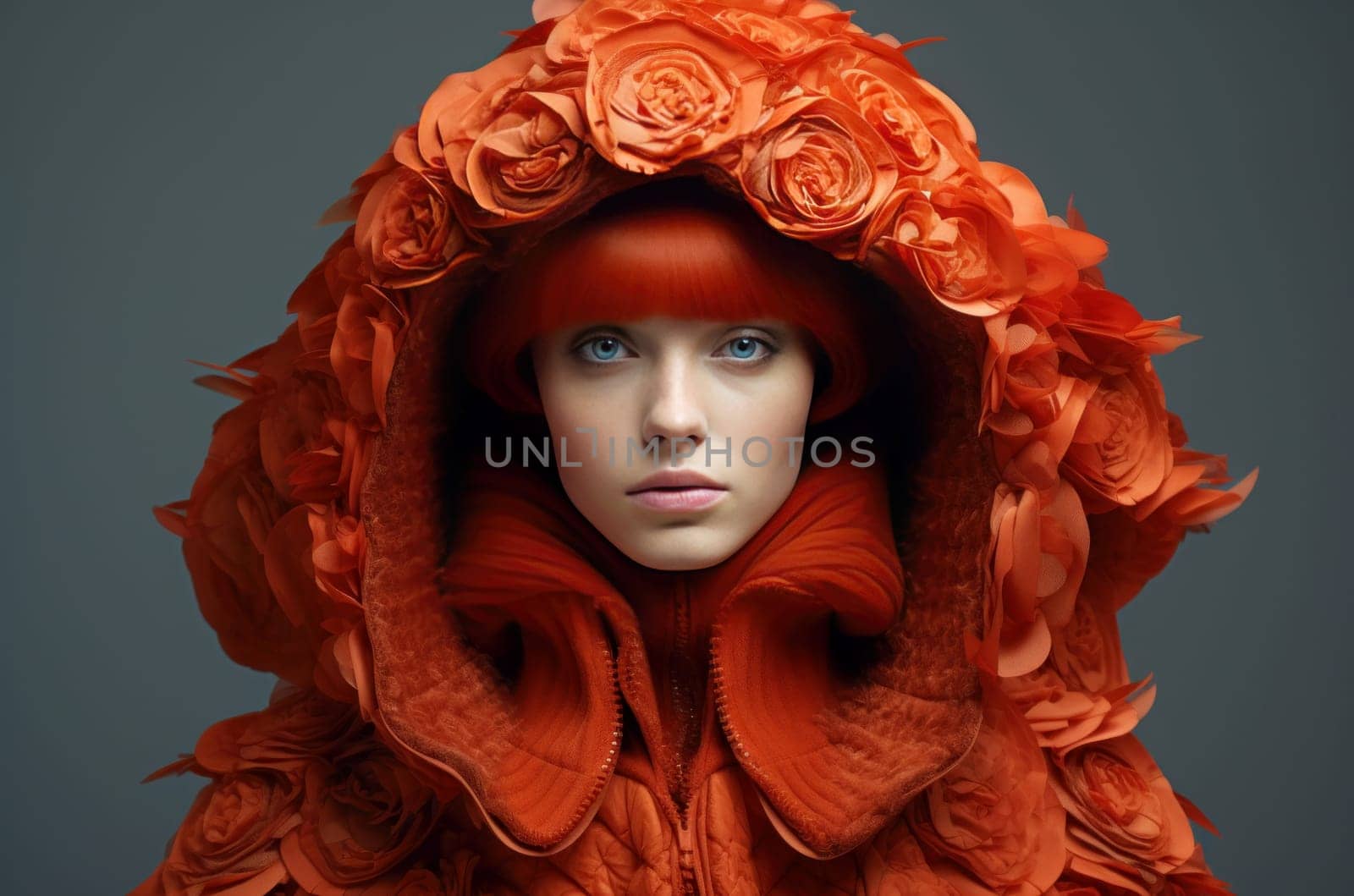 Glamorous Fashion model clothing. Woman art posing. Generate Ai