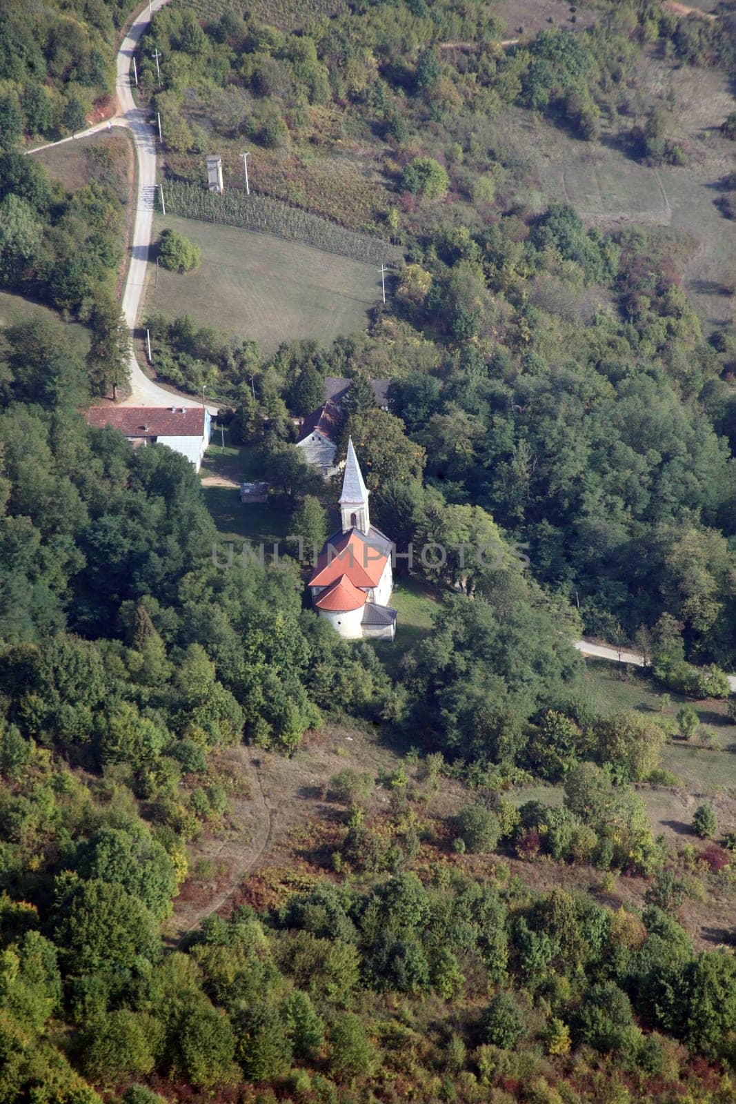 The parish church of St. Catherine of Alexandria in Ribnicki Kunic, Croatia